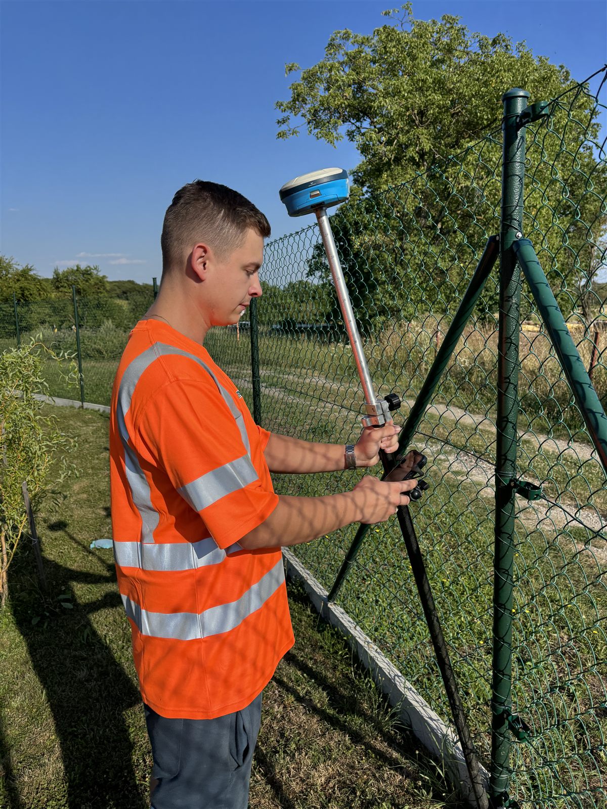 Zameriavanie pomocou GNSS prijímača